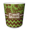 Green & Brown Toile & Chevron Kids Cup - Front