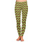 Green & Brown Toile & Chevron Ladies Leggings - 2X-Large