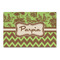 Green & Brown Toile & Chevron Large Rectangle Car Magnets- Front/Main/Approval