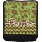 Green & Brown Toile & Chevron Luggage Handle Wrap (Approval)