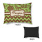 Green & Brown Toile & Chevron Outdoor Dog Beds - Medium - APPROVAL