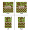 Green & Brown Toile & Chevron Party Favor Gift Bag - Gloss - Approval
