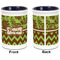 Green & Brown Toile & Chevron Pencil Holder - Blue - approval