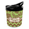 Green & Brown Toile & Chevron Plastic Ice Bucket (Personalized)