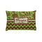 Green & Brown Toile & Chevron Pillow Case - Standard - Front