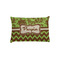 Green & Brown Toile & Chevron Pillow Case - Toddler - Front