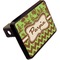 Green & Brown Toile & Chevron Rectangular Trailer Hitch Cover - 2" (Personalized)
