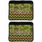Green & Brown Toile & Chevron Seat Belt Cover (APPROVAL Update)