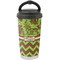 Green & Brown Toile & Chevron Stainless Steel Coffee Tumbler (Personalized)