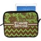 Green & Brown Toile & Chevron Tablet Case / Sleeve - Large (Personalized)