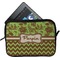 Green & Brown Toile & Chevron Tablet Sleeve (Small)