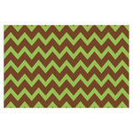 Green & Brown Toile & Chevron X-Large Tissue Papers Sheets - Heavyweight