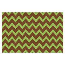 Green & Brown Toile & Chevron Tissue Paper Sheets - X-Large - Heavyweight
