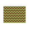Green & Brown Toile & Chevron Tissue Paper - Lightweight - Medium - Front