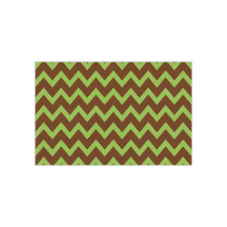 Green & Brown Toile & Chevron Small Tissue Papers Sheets - Lightweight