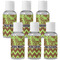 Green & Brown Toile & Chevron Travel Bottles (Personalized)