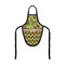 Green & Brown Toile & Chevron Wine Bottle Apron - FRONT/APPROVAL