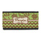 Green & Brown Toile & Chevron Leatherette Ladies Wallet (Personalized)