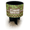 Green & Brown Toile & Chevron Black Beach Spiker Drink Holder (Personalized)