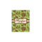 Green & Brown Toile 11x14 - Canvas Print - Front View