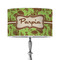 Green & Brown Toile 12" Drum Lamp Shade - Poly-film (Personalized)