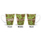 Green & Brown Toile 12 Oz Latte Mug - Approval