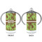 Green & Brown Toile 12 oz Stainless Steel Sippy Cups - APPROVAL