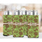 Green & Brown Toile 12oz Tall Can Sleeve - Set of 4 - LIFESTYLE