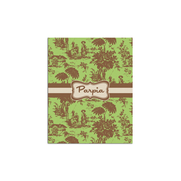 Custom Green & Brown Toile Poster - Multiple Sizes (Personalized)