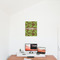 Green & Brown Toile 16x20 - Matte Poster - On the Wall