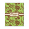 Green & Brown Toile 16x20 Wood Print - Front View