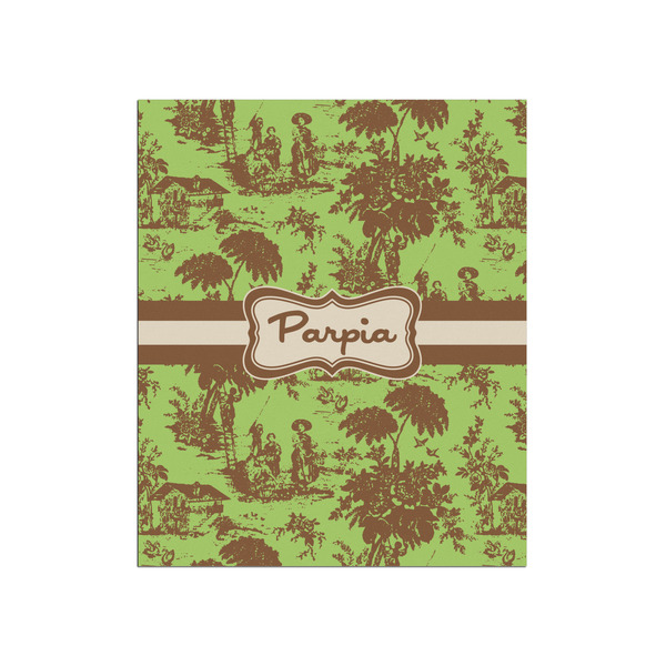 Custom Green & Brown Toile Poster - Matte - 20x24 (Personalized)
