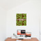Green & Brown Toile 20x24 - Matte Poster - On the Wall
