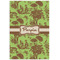 Green & Brown Toile Poster - Matte - 24x36 (Personalized)