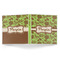 Green & Brown Toile 3-Ring Binder Approval- 1in
