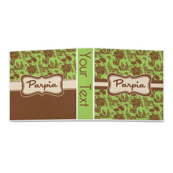 Green & Brown Toile 3-Ring Binder Approval- 2in