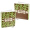 Green & Brown Toile 3-Ring Binder Front and Back