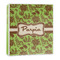 Green & Brown Toile 3-Ring Binder - 1 inch (Personalized)