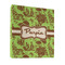 Green & Brown Toile 3 Ring Binders - Full Wrap - 1" - FRONT