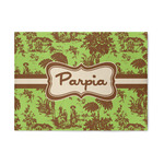 Green & Brown Toile Area Rug (Personalized)