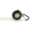 Green & Brown Toile 6-Ft Pocket Tape Measure with Carabiner Hook - Front