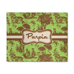 Green & Brown Toile 8' x 10' Indoor Area Rug (Personalized)