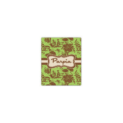 Green & Brown Toile Canvas Print - 8x10 (Personalized)