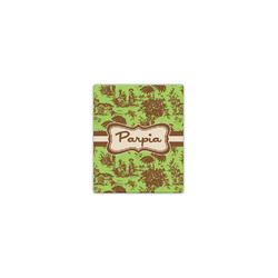 Green & Brown Toile Canvas Print - 8x10 (Personalized)