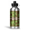 Green & Brown Toile Aluminum Water Bottle