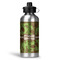 Green & Brown Toile Water Bottles - 20 oz - Aluminum (Personalized)
