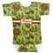 Green & Brown Toile Baby Bodysuit 3-6