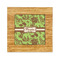 Green & Brown Toile Bamboo Trivet with Ceramic Tile Insert (Personalized)