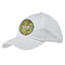 Green & Brown Toile Baseball Cap - White (Personalized)