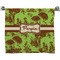 Green & Brown Toile Bath Towel (Personalized)
